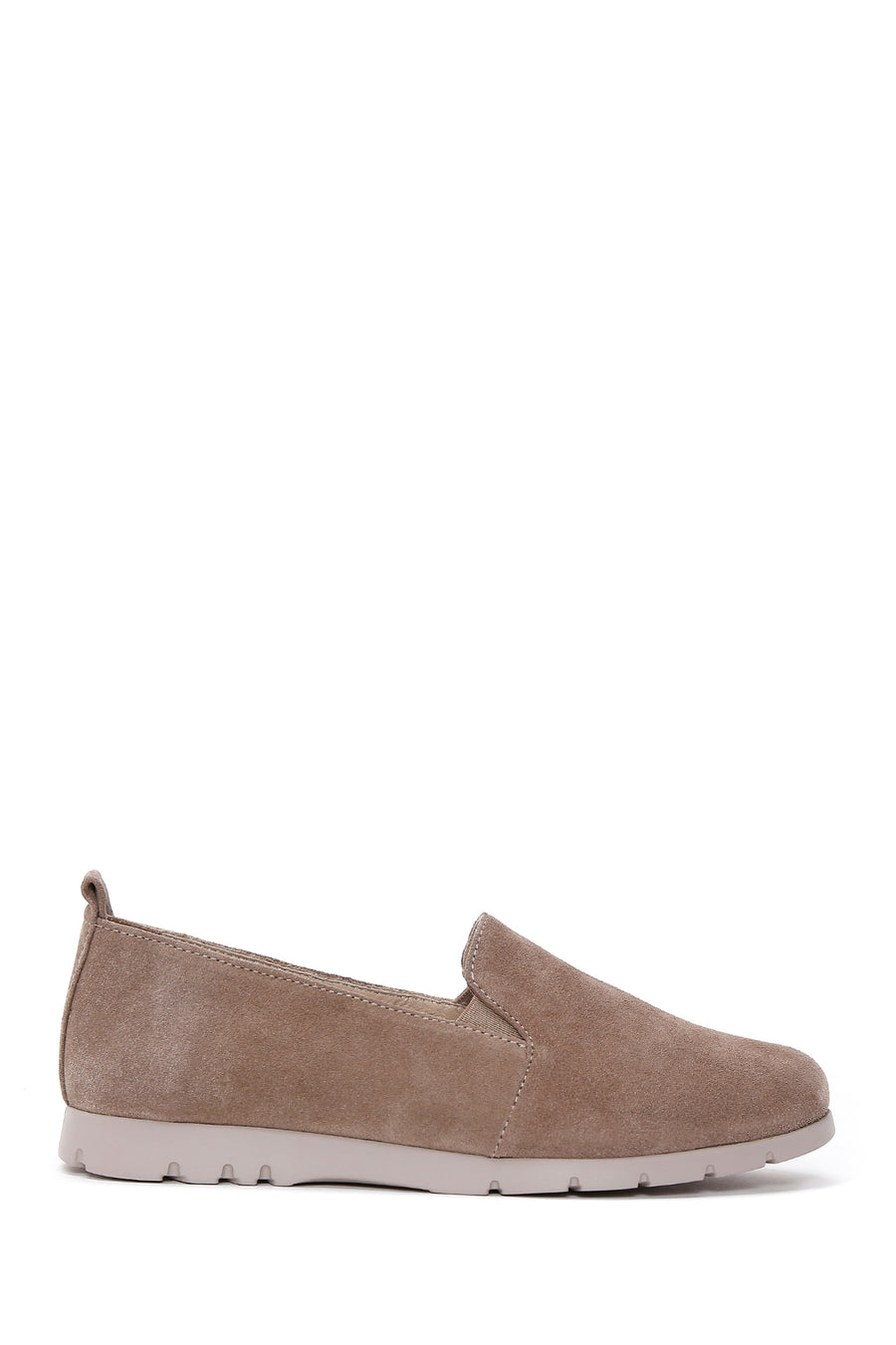 Kadın Vizon Süet Deri Comfort Loafer 23SFD150410 | Derimod