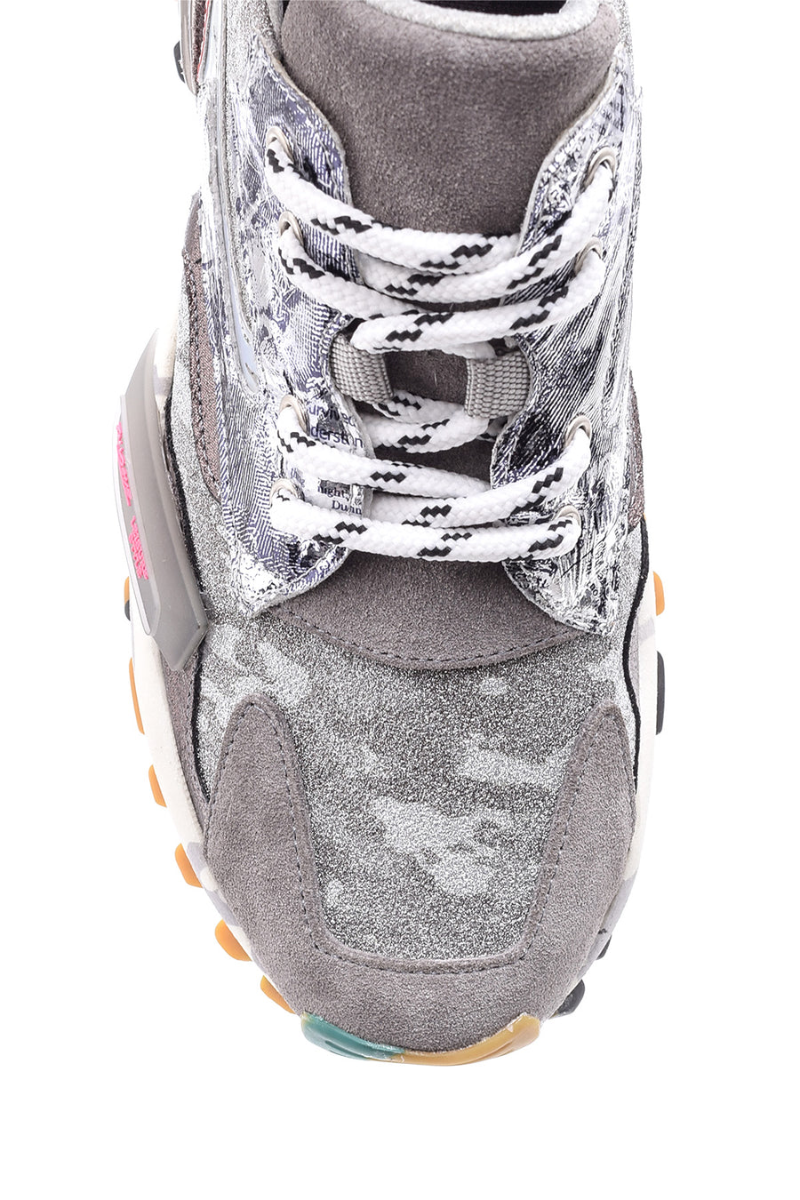 Women's High-Sole Patterned Sneaker