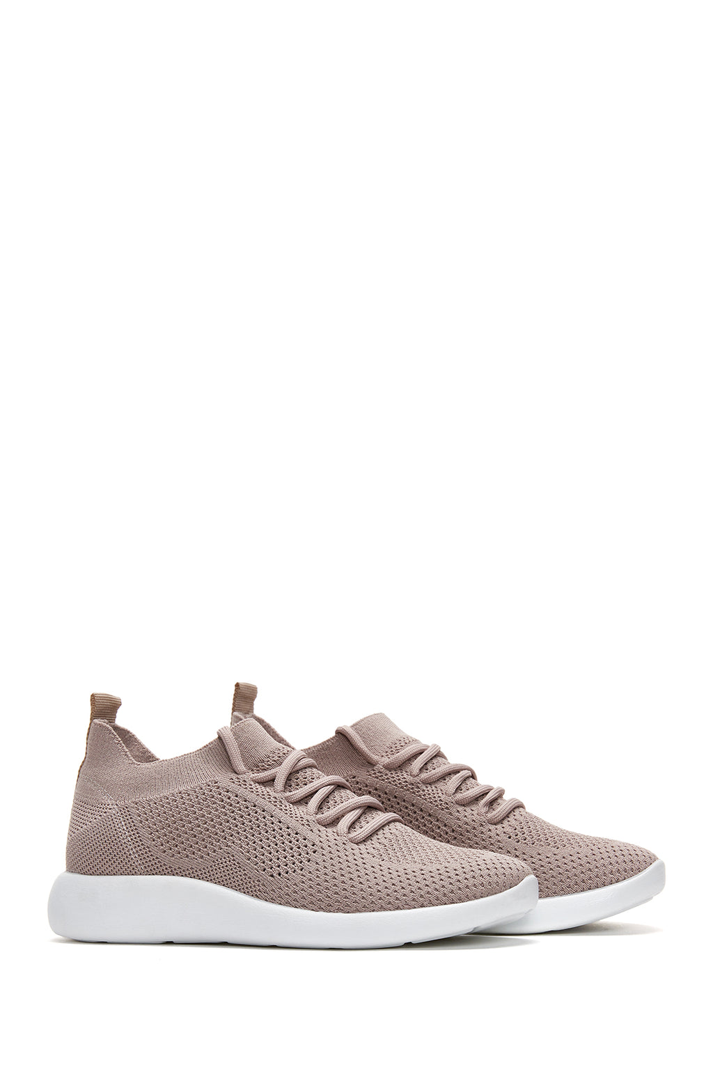 Kadın Pudra Kumaş Sneaker