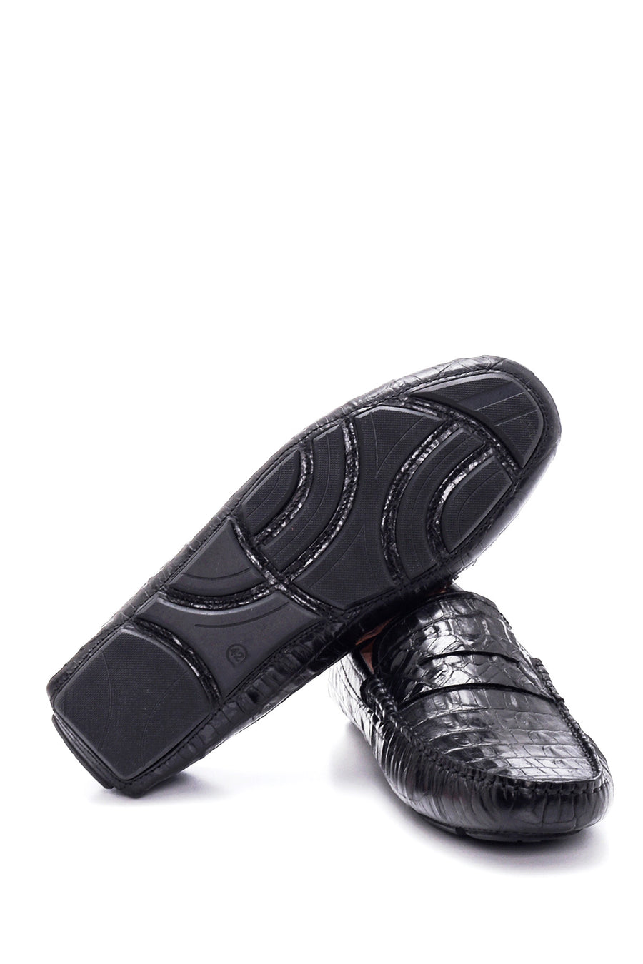 Erkek Deri Kroko Loafer