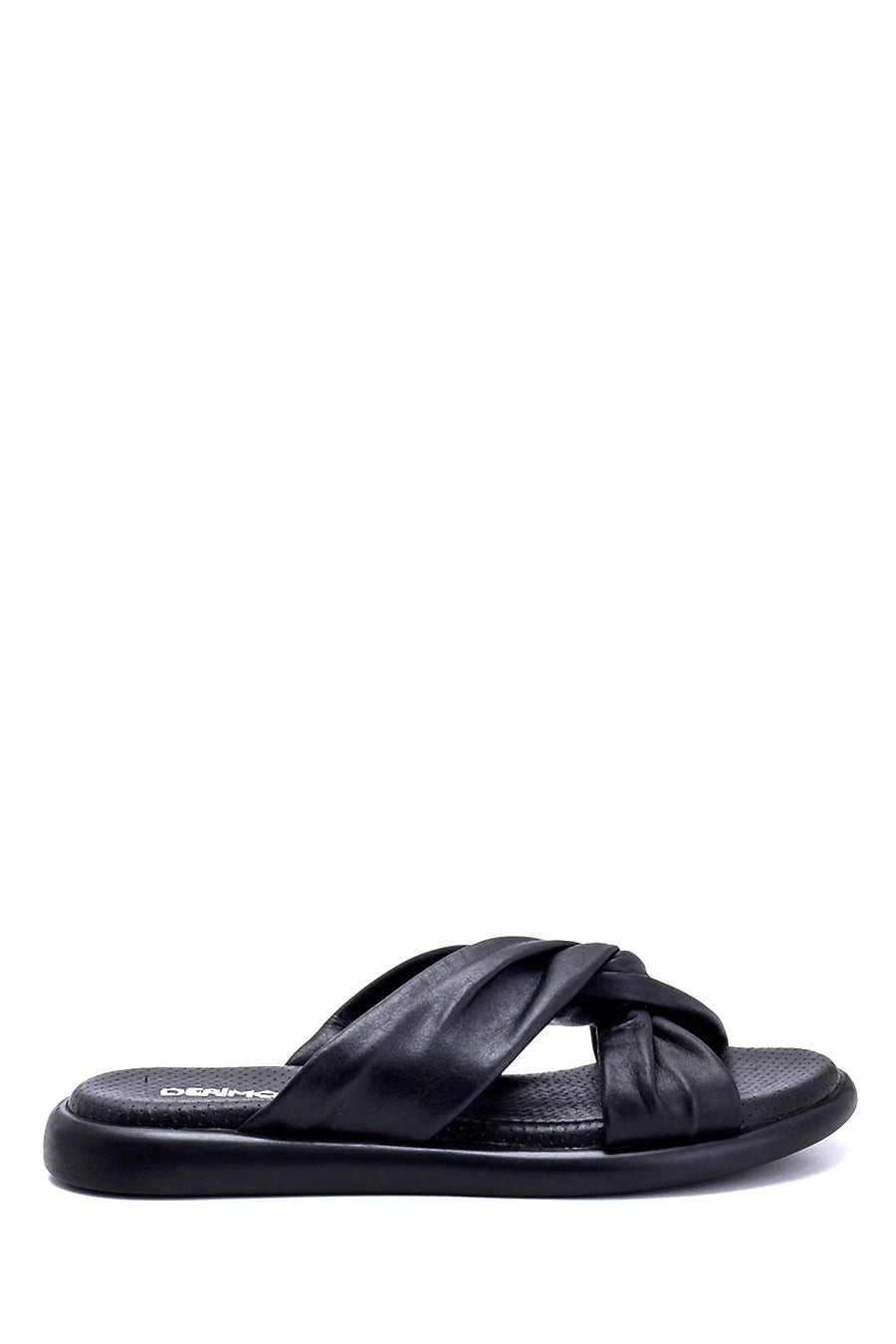 Women's Leather Slippers 21SFD360018 | Derimod