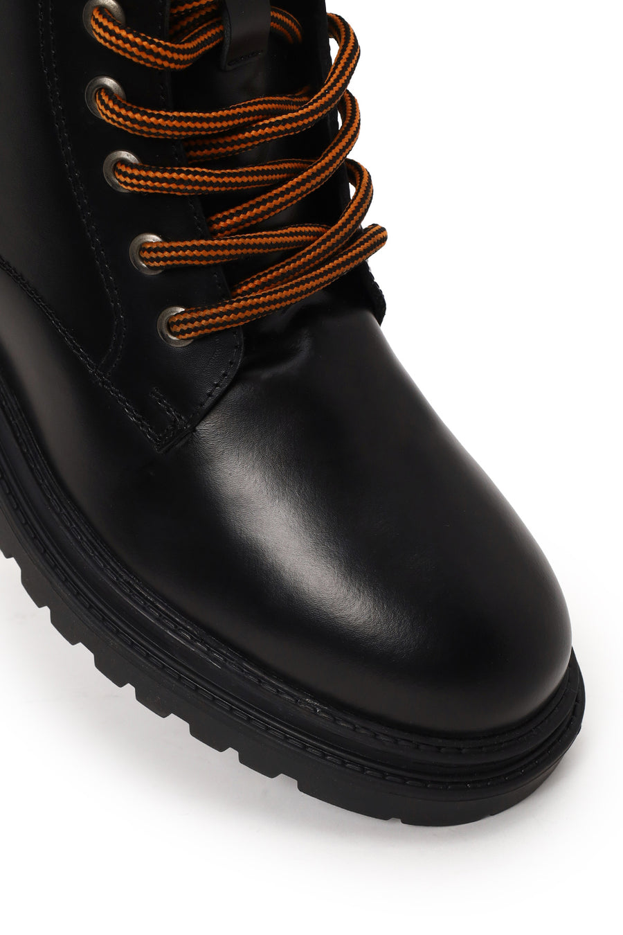 Harley Davidson Male Black Steven Zip Closure Leather Combat Boots
