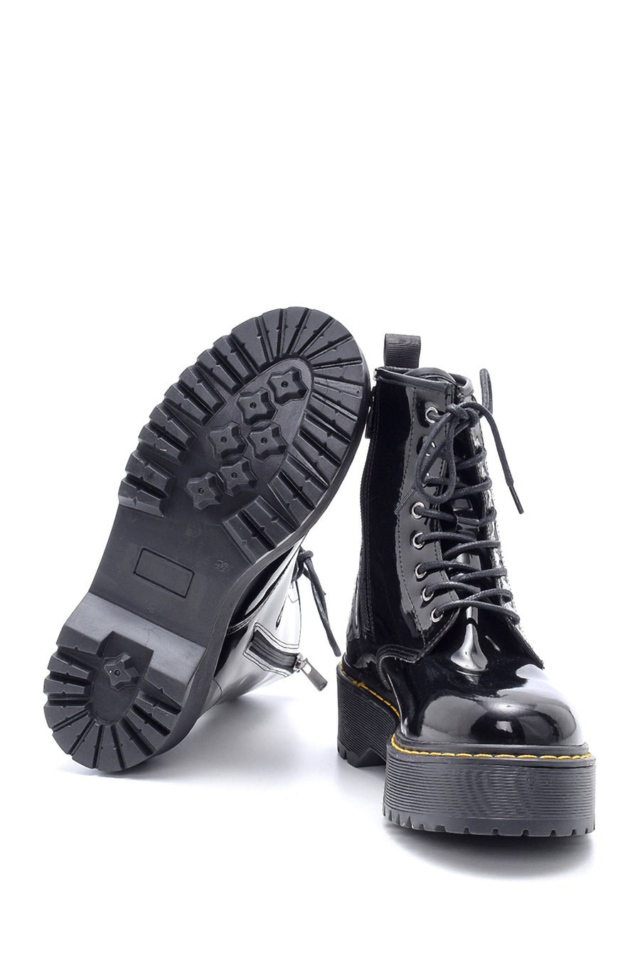 Women's Patent Leather Boots