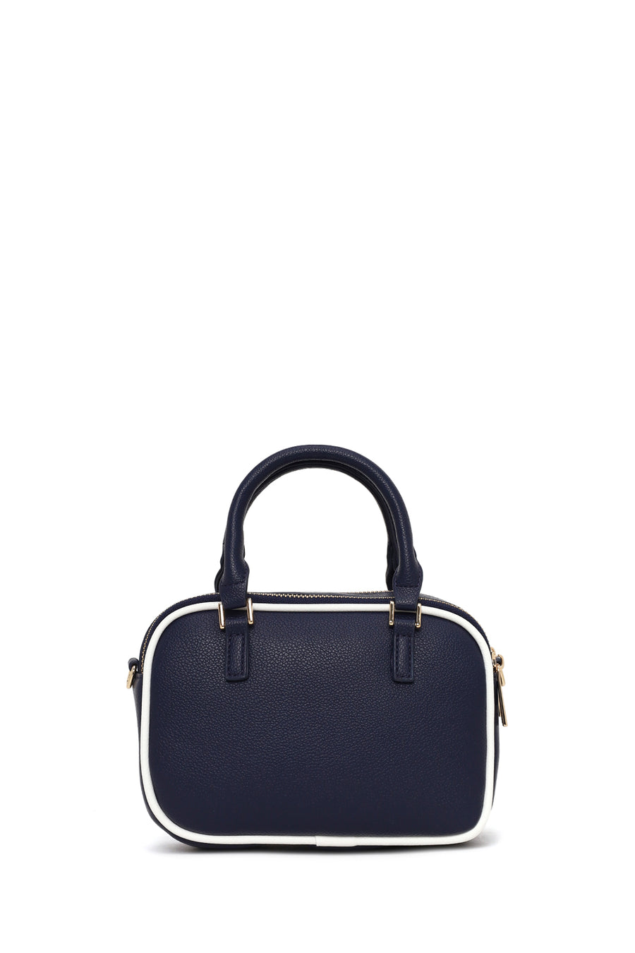 Woman Navy Long-Strap Shoulder Bag