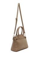 Woman Mink Long-Strap Croc-Pattern Classic Shoulder Bag | Derimod