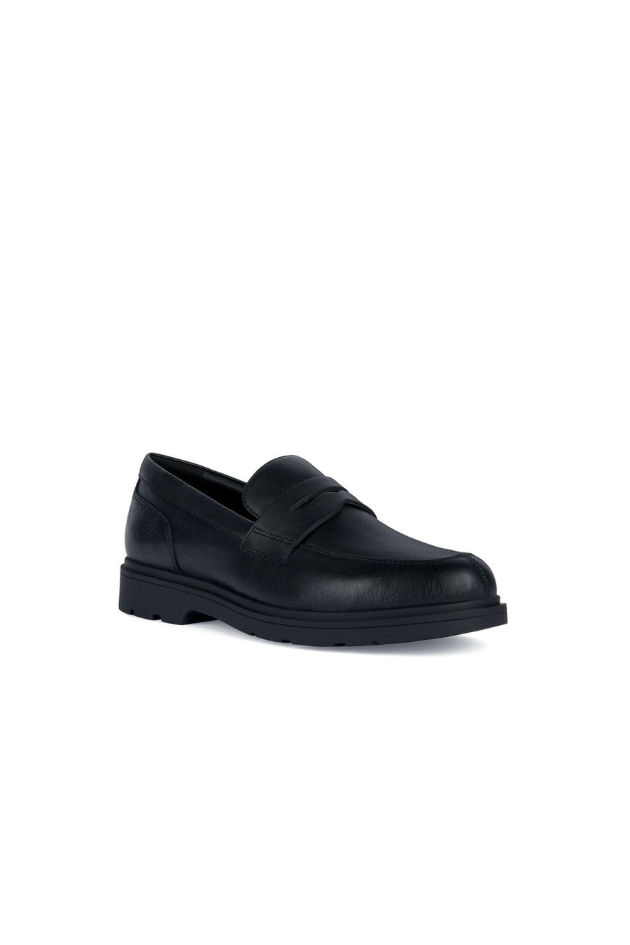 Geox Erkek Siyah Spherica Ec1 Deri Maskülen Loafer
