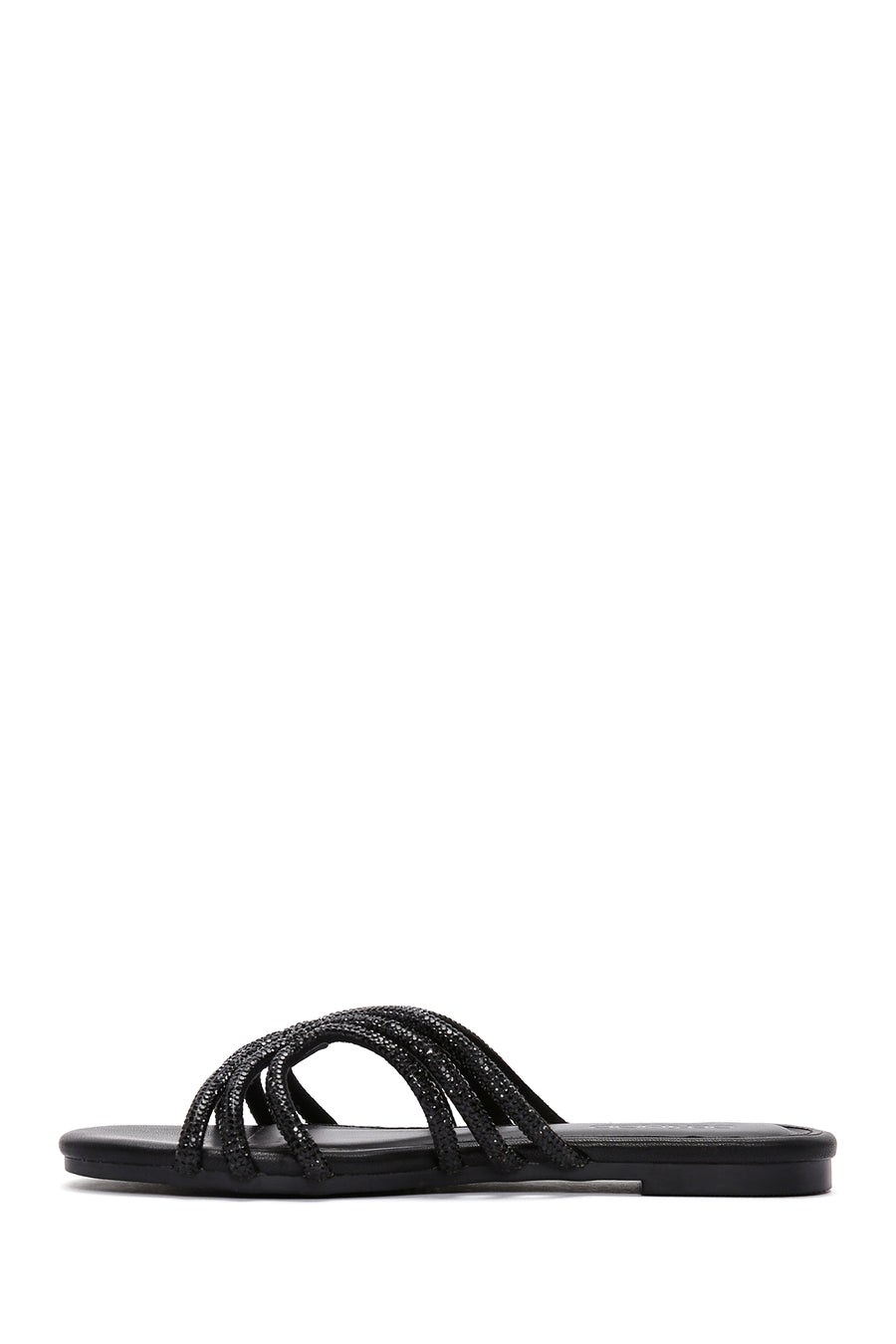 Women's Black Stone Slippers