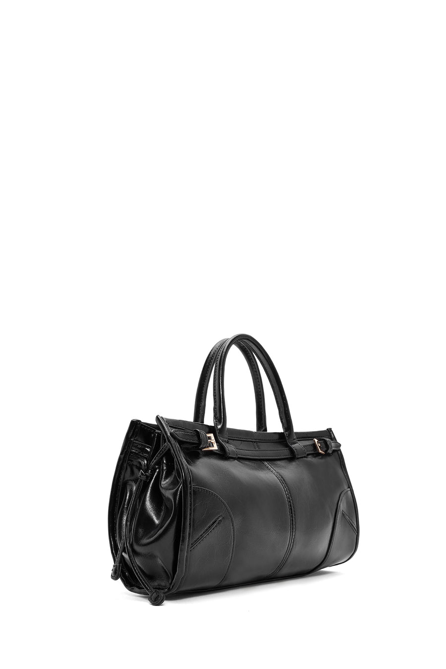 Women's Black Long Strap Shoulder Bag