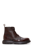 Men's Brown Leather Boots | Derimod