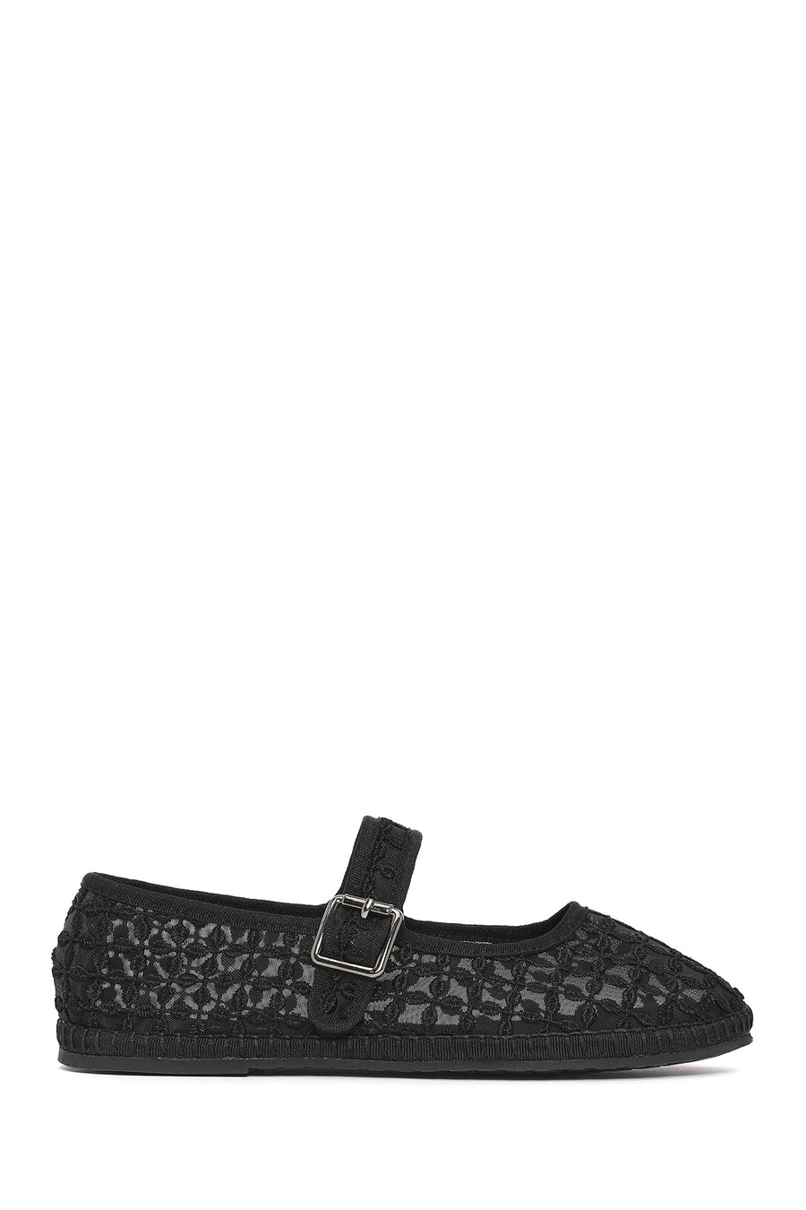 Kadın Siyah Tokalı Espadril 26PFD20596F | Derimod