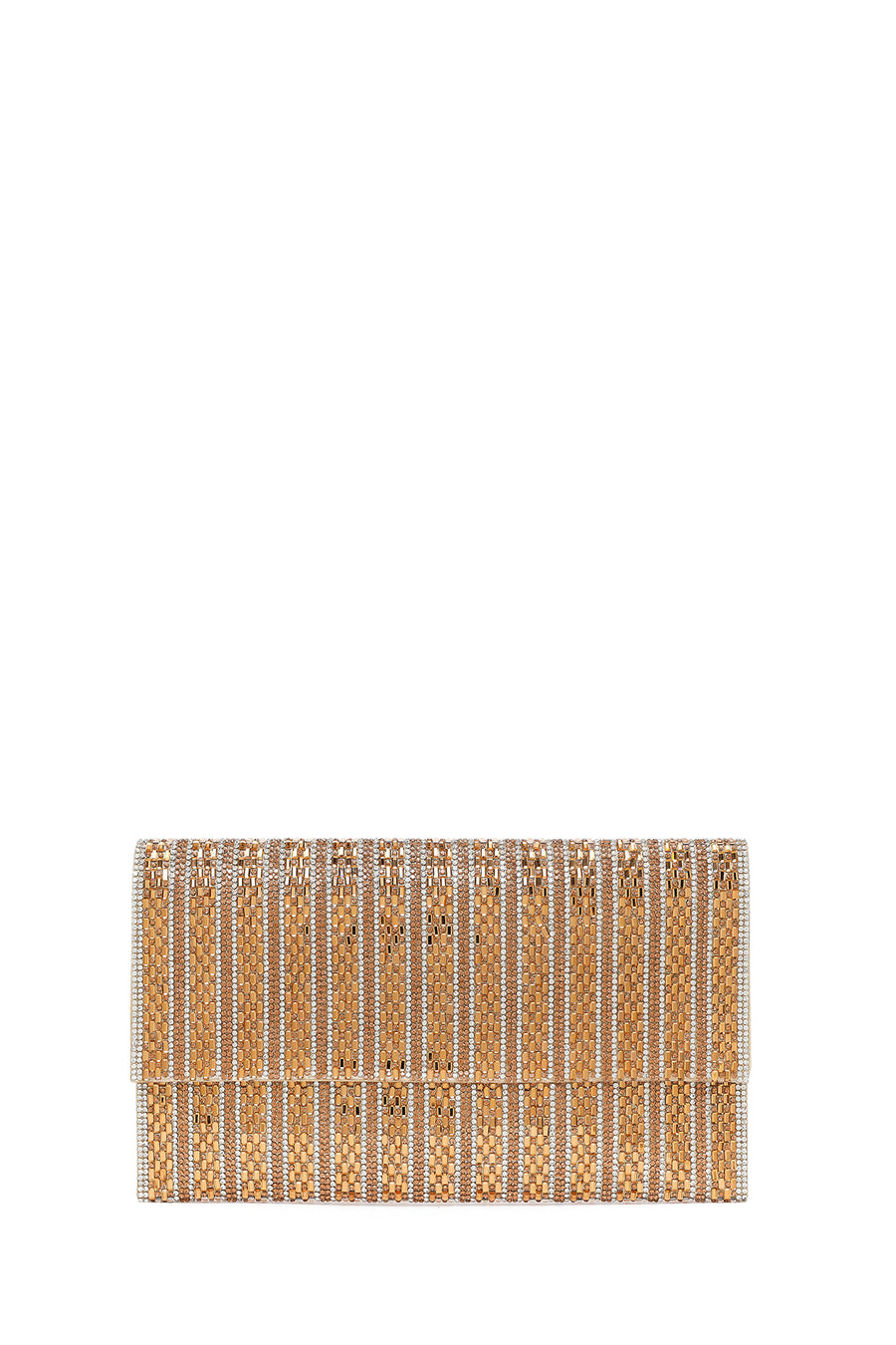 Woman Pink Chain-Strap Embellished Evening Bag