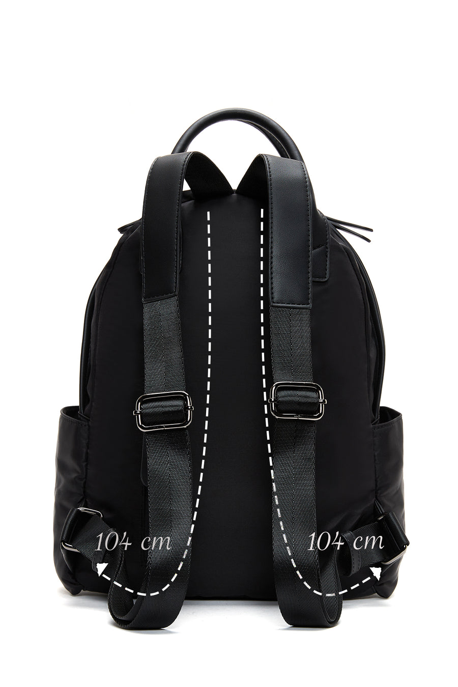 Women's Black Casual Backpack
