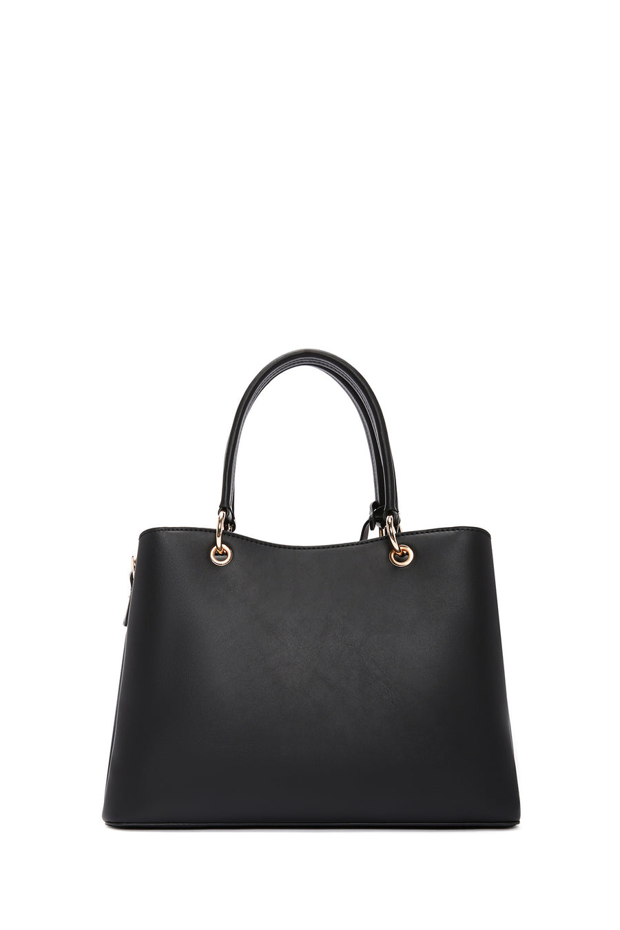 Women's Black Long Strap Classic Handbag