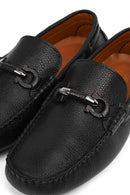 Erkek Siyah Tokalı Deri Casual Loafer | Derimod