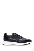 Men's Black Leather Sneaker | Derimod