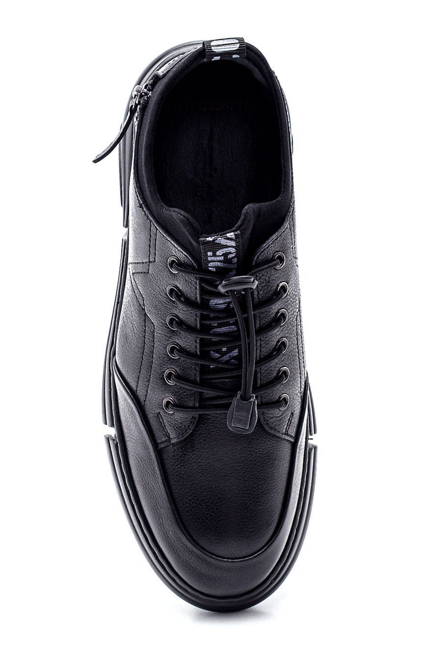 Erkek Deri Fermuar Detaylı Sneaker