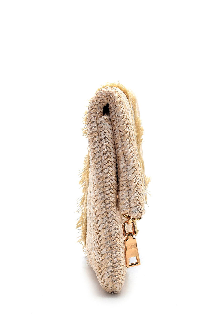 Women's Straw Portfolio Bag