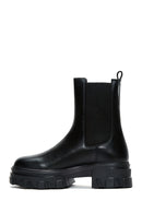 Women's Black Thick Soled Chelsea Boots | Derimod