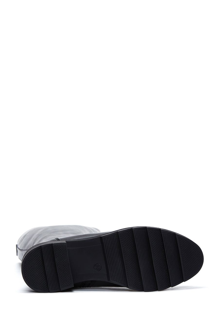 Women's Black Zippered Boots