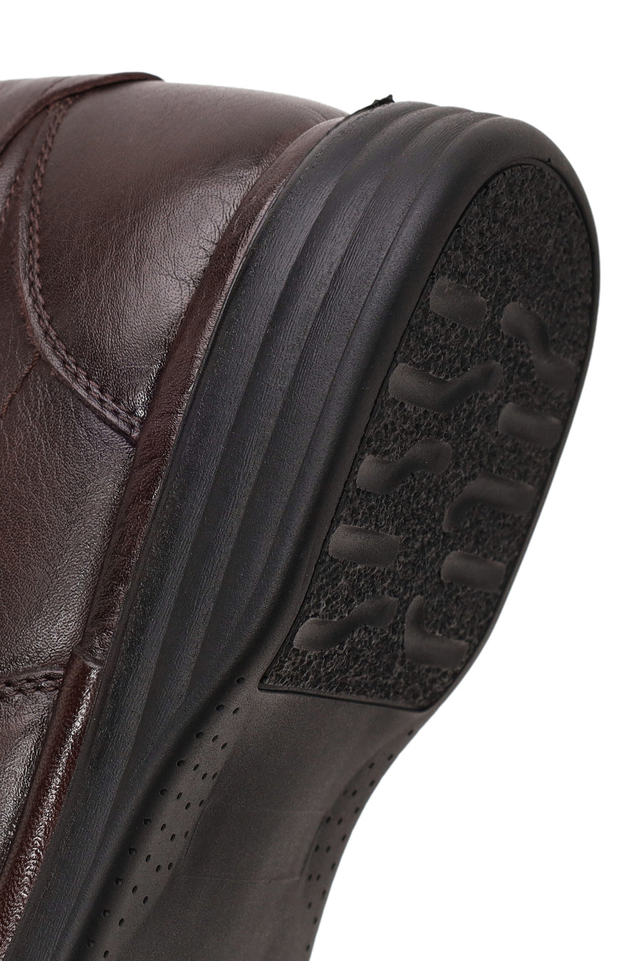 Male Brown Lace-up Leather Casual Shoes