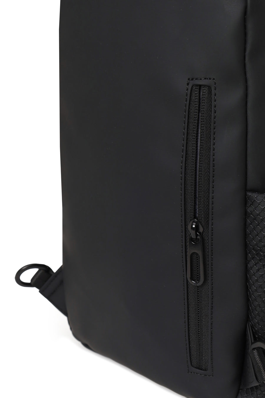 Male Black Fabric Crossbody Bag
