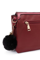 Women's Claret Red Accessory Detailed Crossbody Bag | Derimod