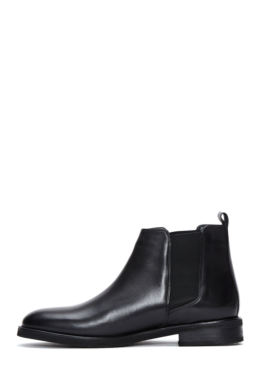 Men's Black Leather Chelsea Boots