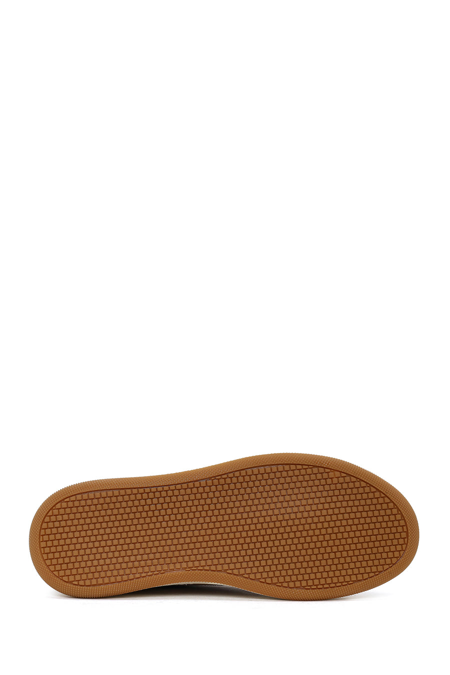 Male Beige Lace-Up Thick-Soled Suede Leather Sneaker