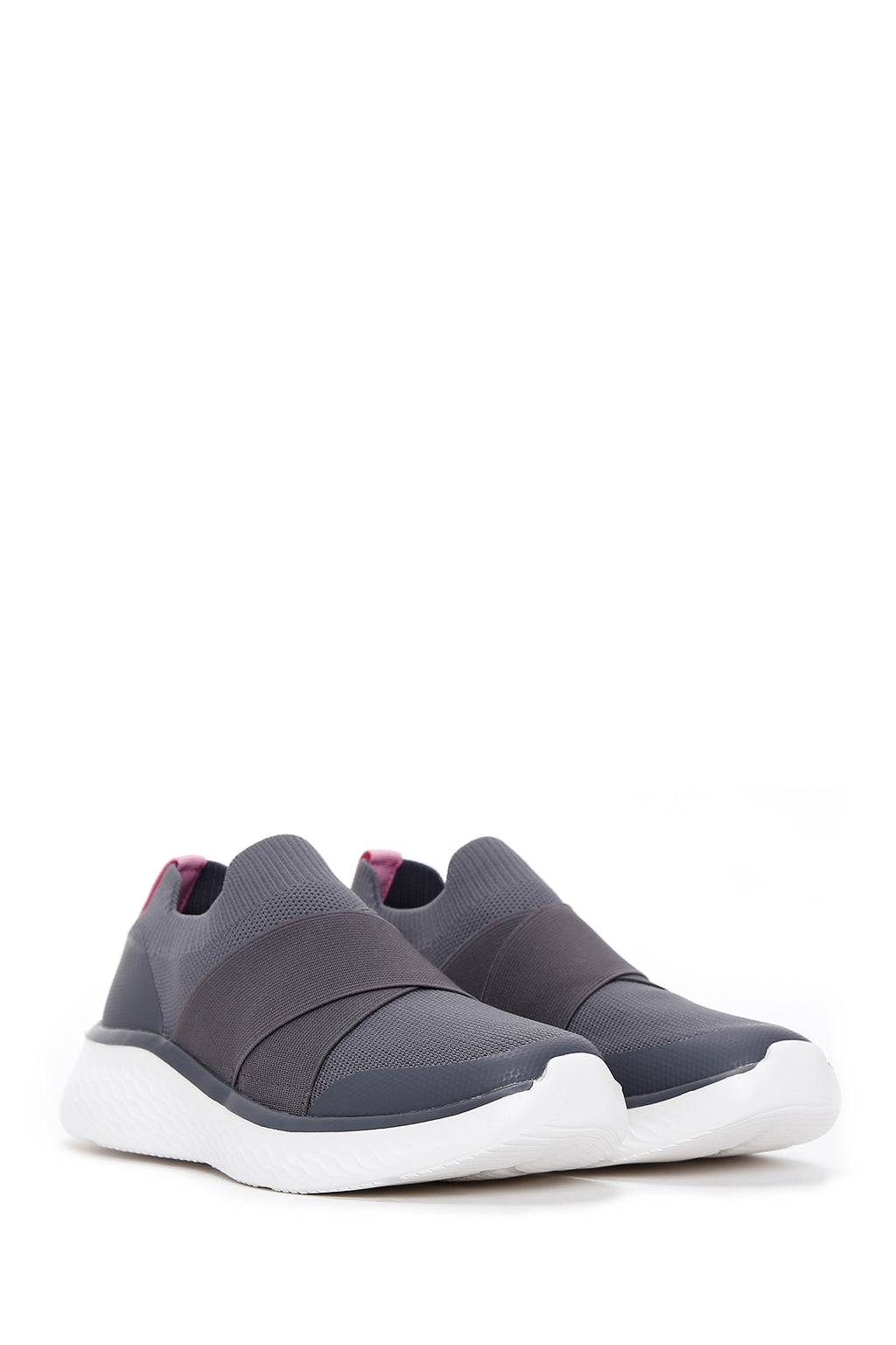 Kadın Gri Kalın Tabanlı Sneaker