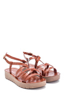 Women's Casual Crocodile Patterned Sandals | Derimod