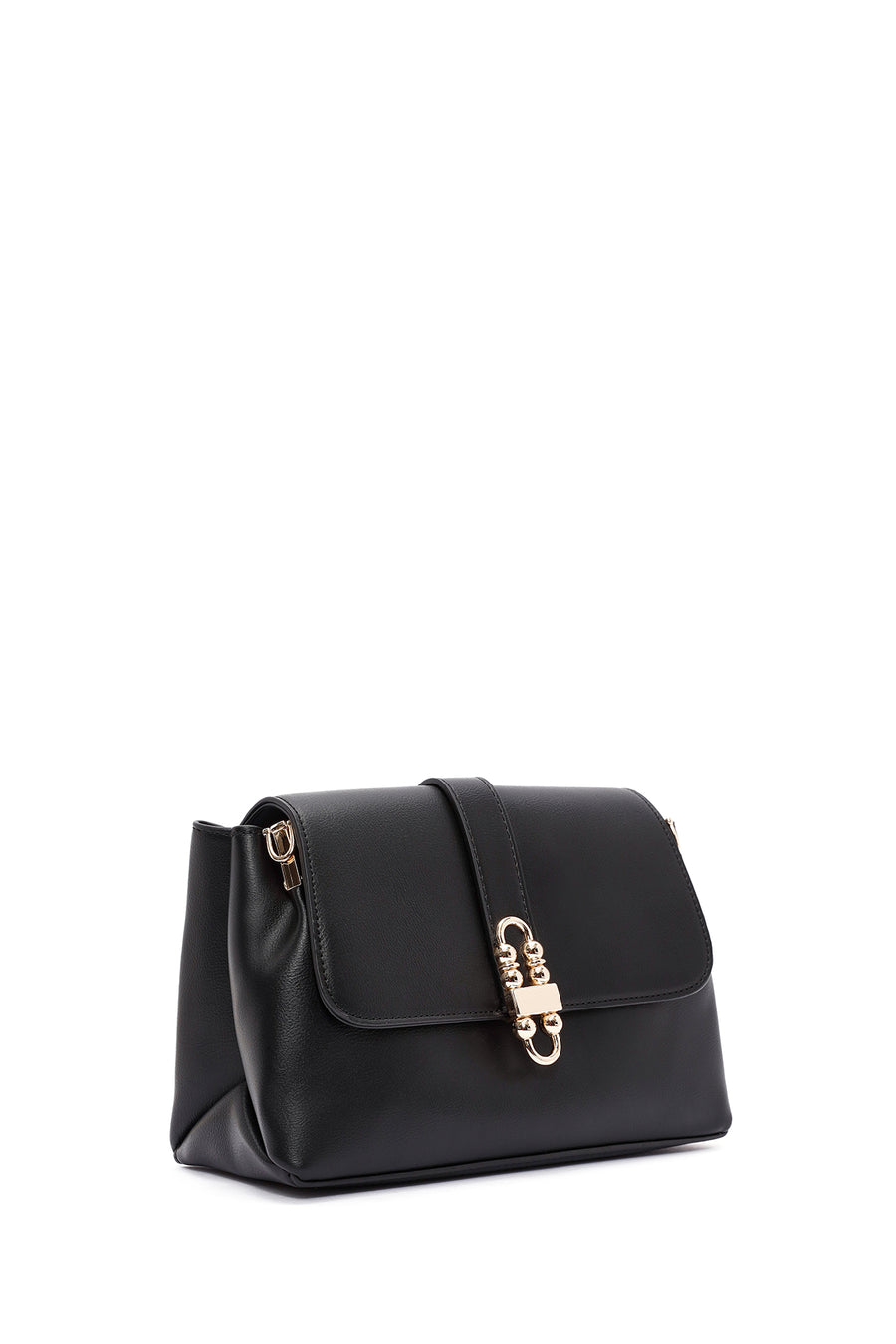 Women's Black Long Strap Shoulder Bag