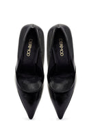 Women's Black High Thin Heel Leather Stiletto | Derimod
