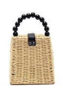 Women's Straw Detailed Handbag | Derimod