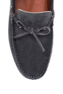 Erkek Gri Süet Deri Casual Loafer | Derimod