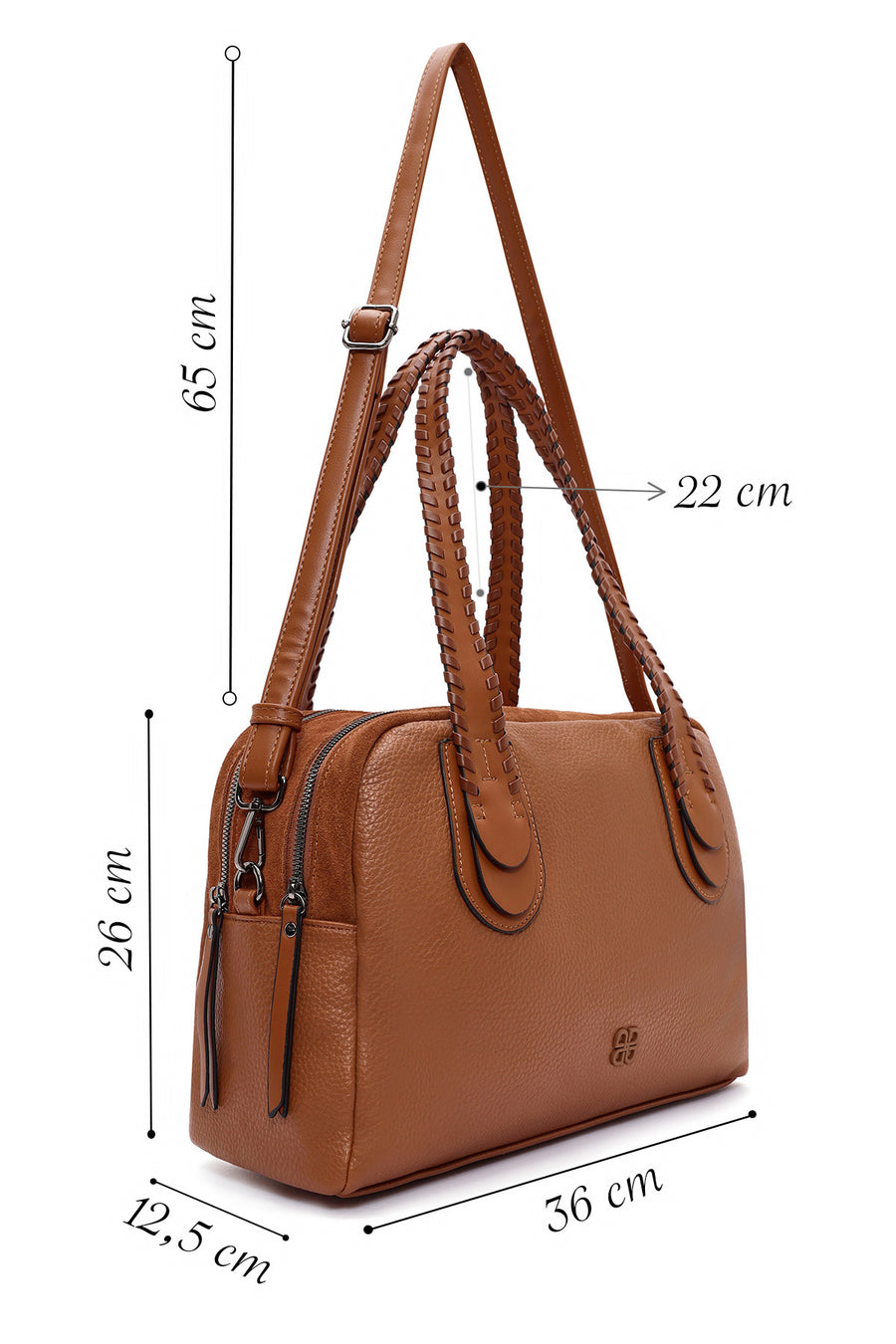 Women's Tan Long Strap Shoulder Bag