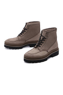 Men's Mink Nubuck Leather Casual Boots | Derimod