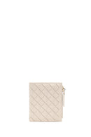 Women's Cream Knit Wallet | Derimod