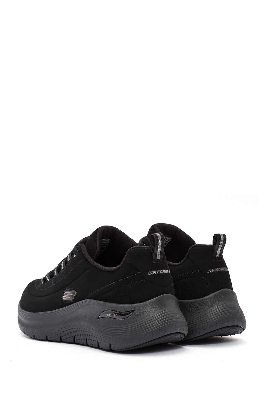 Skechers Kadın Siyah Arch Fit Bağcıklı Kalın Tabanlı Sneaker