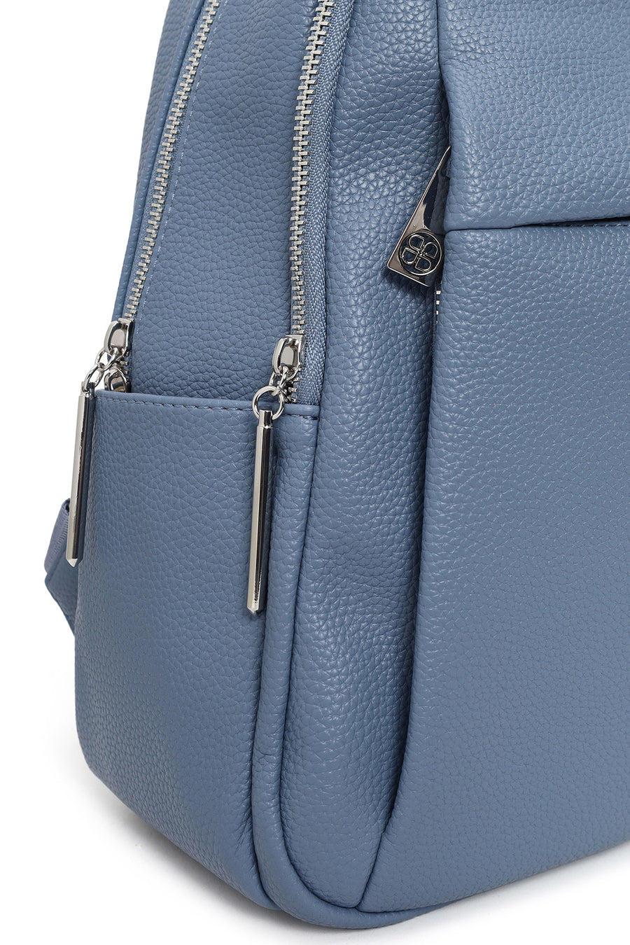 Woman Blue Backpack
