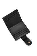 Women's Black Quilted Card Holder | Derimod