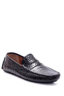 Erkek Deri Kroko Loafer | Derimod