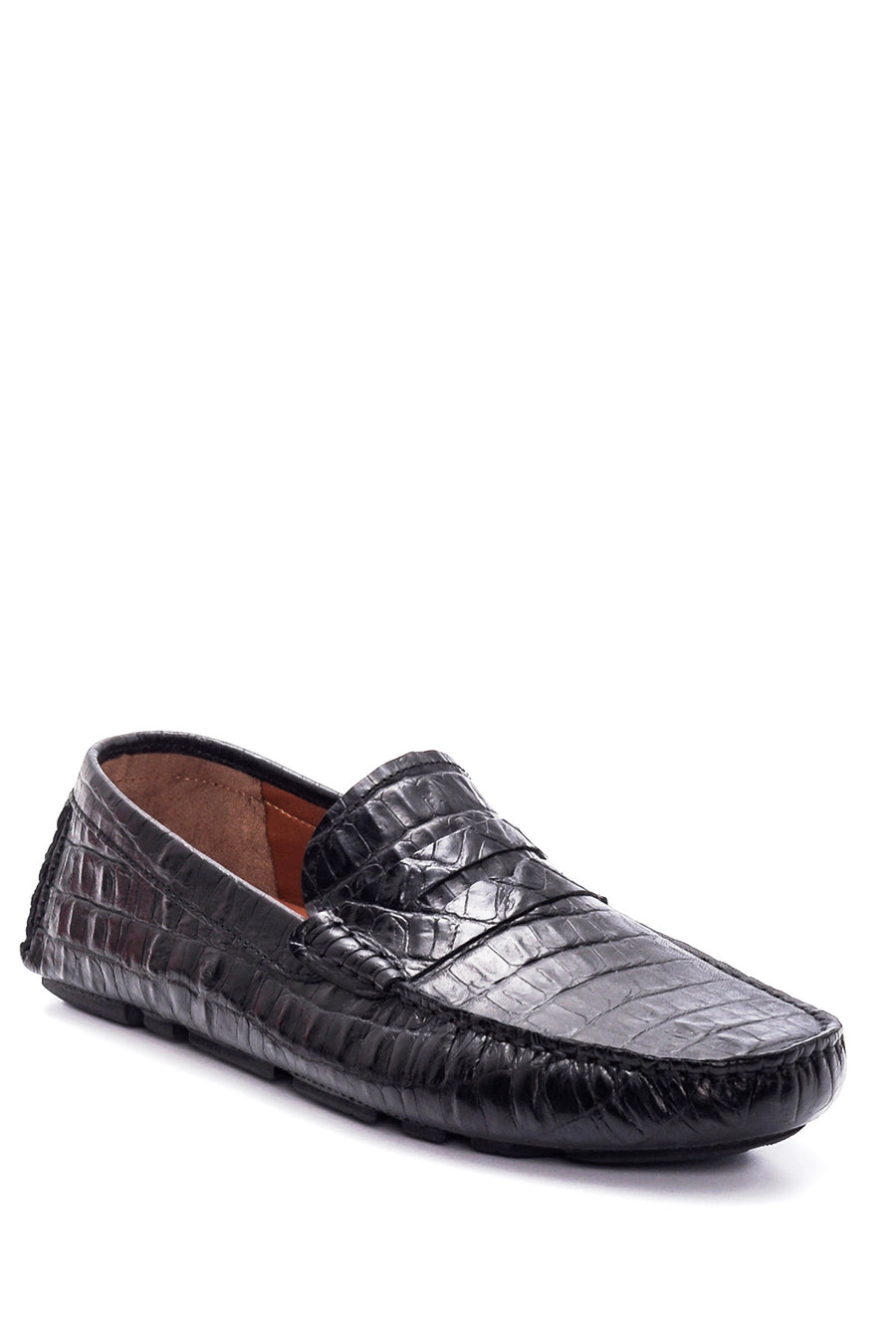 Erkek Deri Kroko Loafer