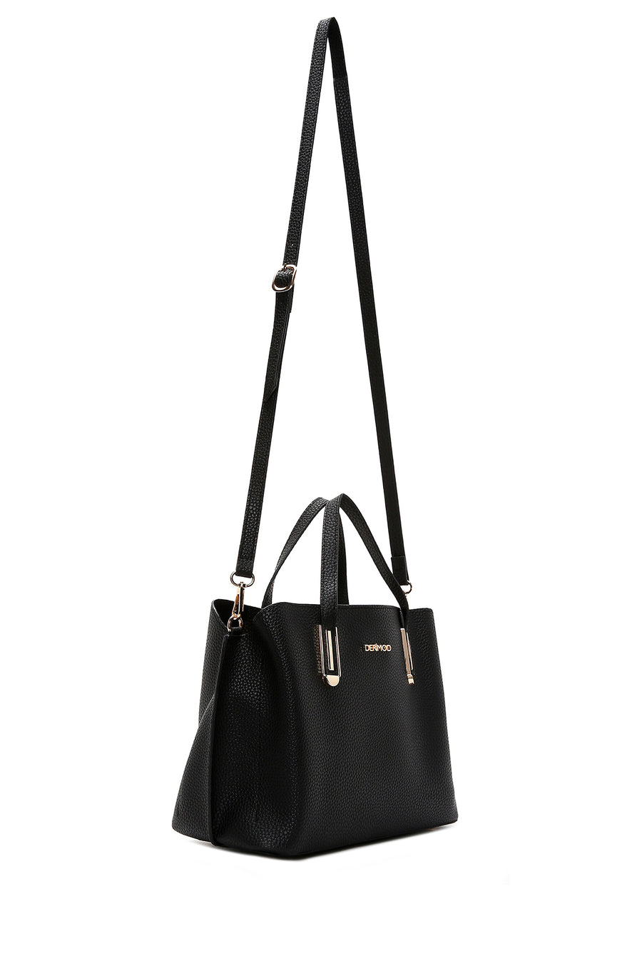 Women's Black Long Strap Shoulder Bag