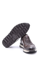 Men's Crocodile Detailed Leather Sneaker | Derimod