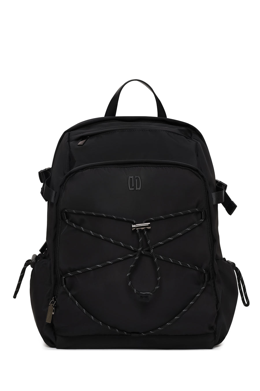 Male Black Fabric Backpack