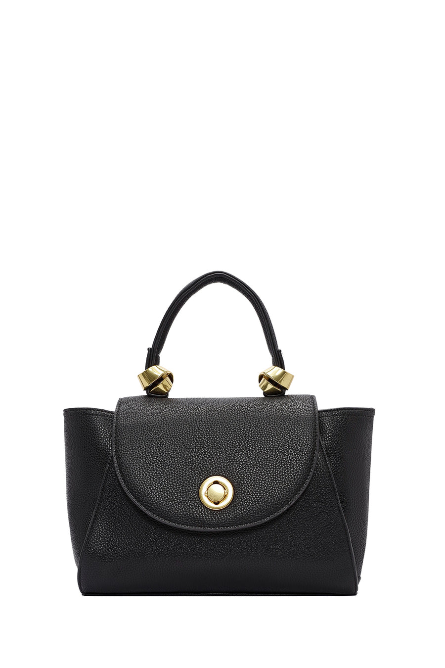 Women's Black Long Strap Mini Handbag