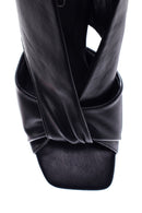 Women's Black Transparent Heeled Sandals | Derimod