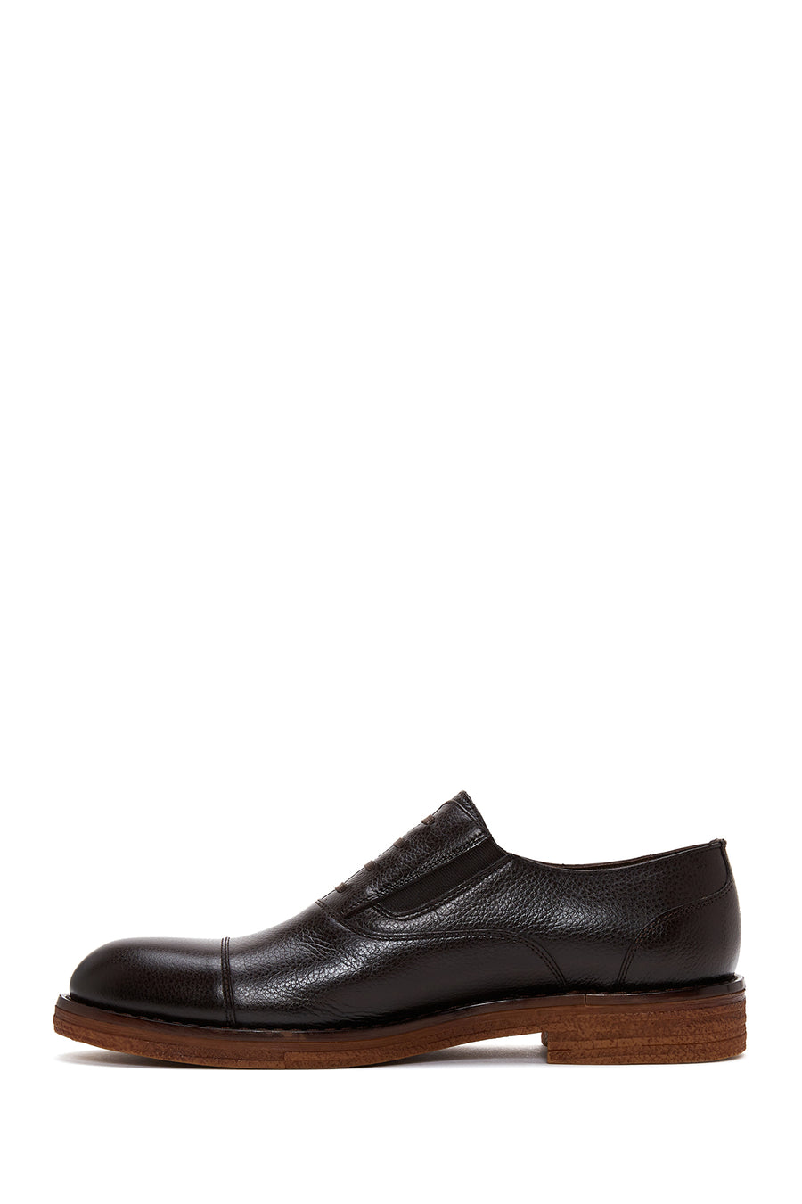 Men's Brown Leather Oxford Casual Shoes