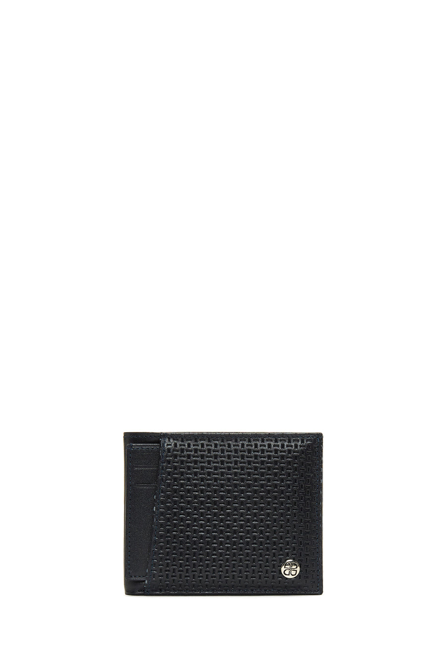 Men's Navy Blue Leather Wallet 000A2D312226 | Derimod