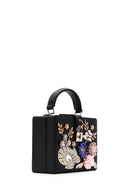 Women's Black Stone Handbag | Derimod